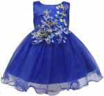 GIRLS CASUAL DRESSES (0232338) ROYAL BLUE